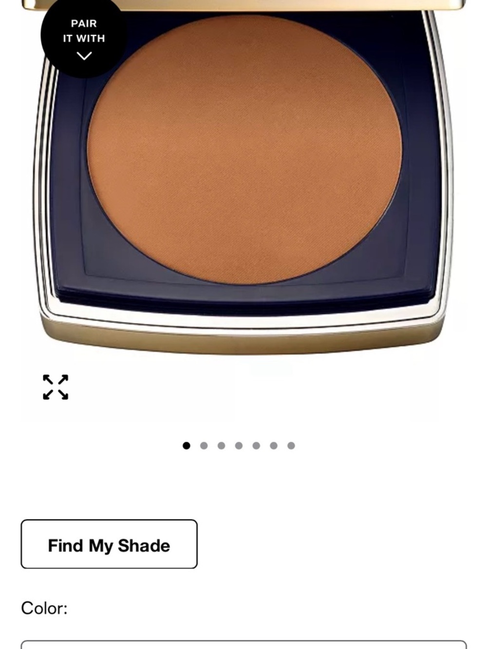 Estee Lauder Double Wear Stay In Place Powder Foundation — deep spice